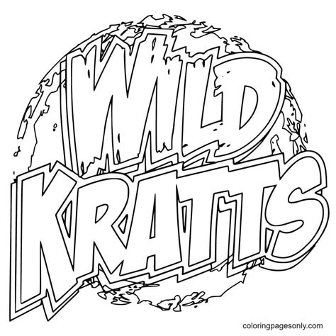 printable wild kratts creature power discs coloring pages