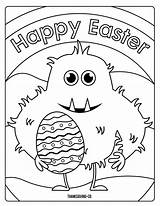 Easter Coloring Pages Printable Monster Kids Spring Color Print Printables Book Makeitgrateful Colouring Sunny Number Sweet Thanksgiving Fun Bunnies Egg sketch template