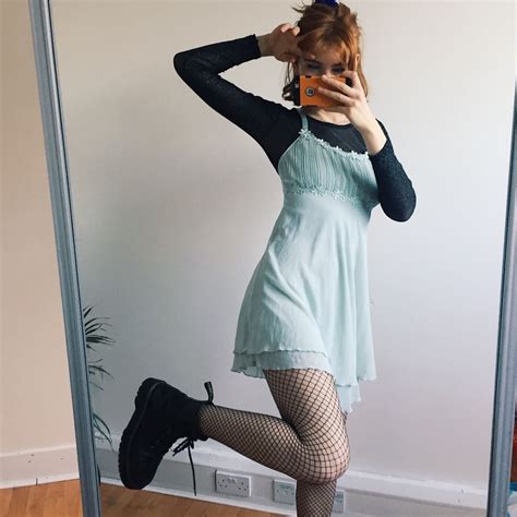 ok how perfect is this dress beautiful pastel mint depop in 2020