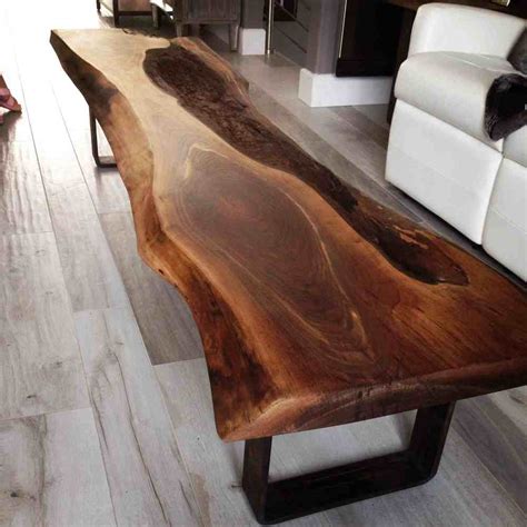 edge black walnut coffee table bois design