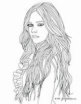 Coloring Hair Pages Getdrawings Crazy sketch template