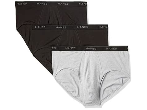 Hanes Hanes Men S Tagless Stretch Dyed Briefs 3 Pack