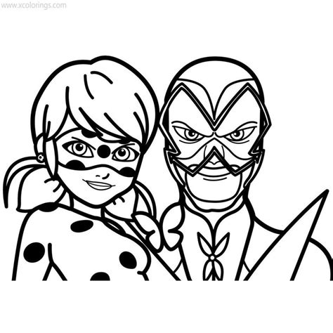 miraculous ladybug coloring pages queen bee xcoloringscom