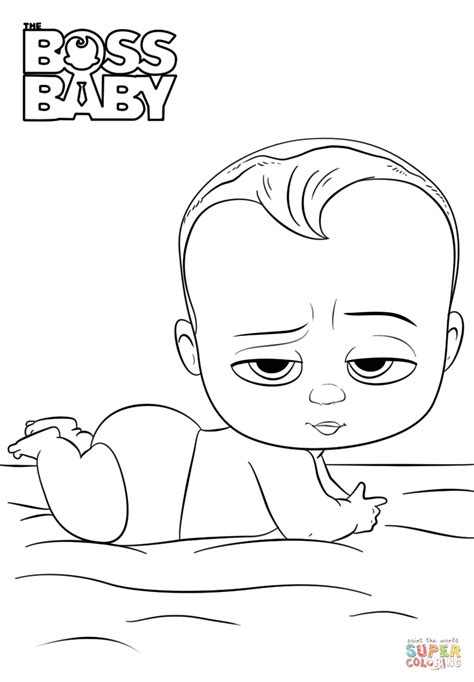 black baby boss girl coloring page coloring pages