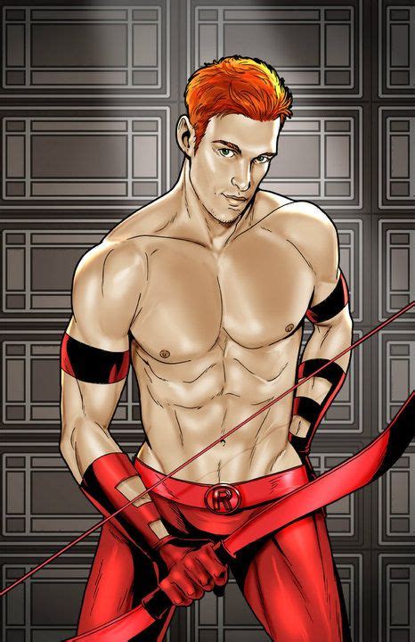 Red Arrow By Joe Phillips Superhero Beefcake Pinterest
