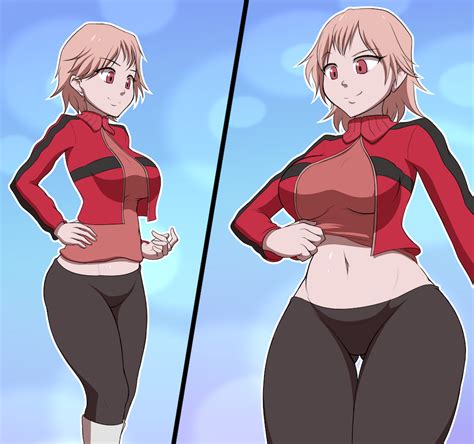 g4 haruko s flat belly [patreon pin up] by starcrossing