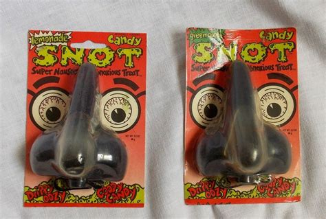 vintage snot candy  nose figural collectible shermans confections