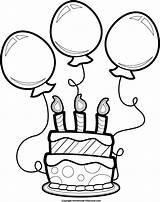 Birthday Clipart Cake Clip Happy Clipground Panda Inside sketch template