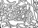 Dubuffet Coloriage sketch template