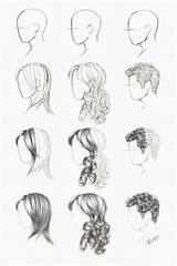 Curly Hair Drawing sketch template