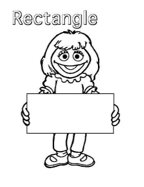 rectangle shapes coloring pages  printable coloring pages