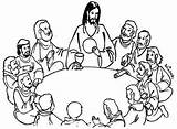 Supper Jesus Last Coloring Sharing Clipart Pages Bread Clip Wine Printable Drawing Colouring Cliparts Kids Color Bible Easter Popular sketch template