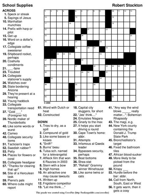 printable puzzles  adults printable crossword puzzles
