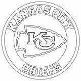 Chiefs Coloring Kc sketch template