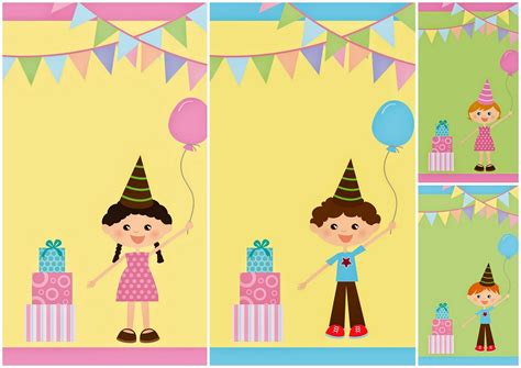 Invitaciones Para Fiesta De Cumpleaños De Niños Para