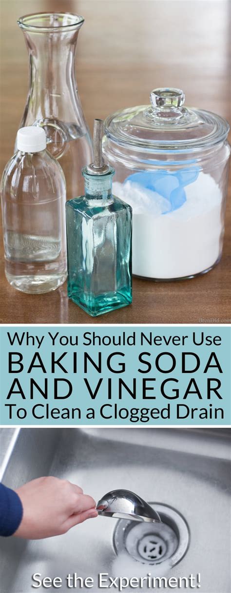 baking soda  vinegar  clean clogged
