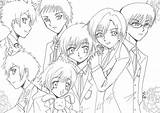 Ouran Lineart Tamao sketch template