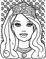 Barbie Coloring Pages Face Easy Princess Color Printable Bubakids Print Word Beautiful Ads Google Getcolorings Thousand Concerning Web Popular Pdf sketch template