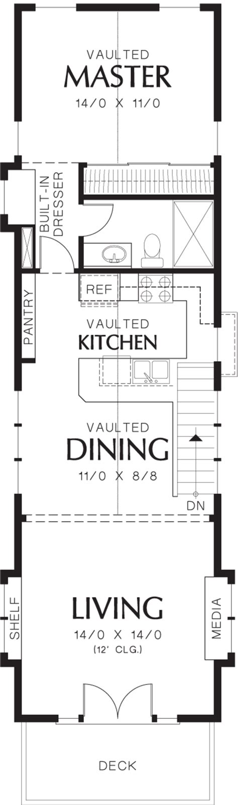 Craftsman Style House Plan 2 Beds 2 Baths 1203 Sq Ft Plan 48 569