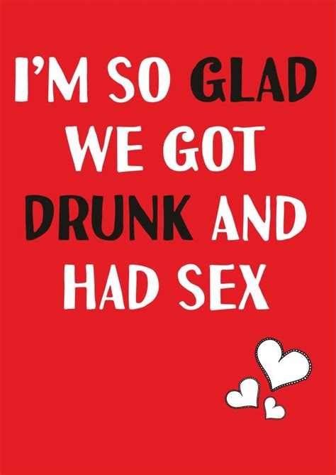 Drunk Sex Valentines Card Thortful