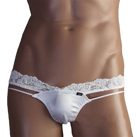 kwan z underwear men low waist sexy lace cuecas men