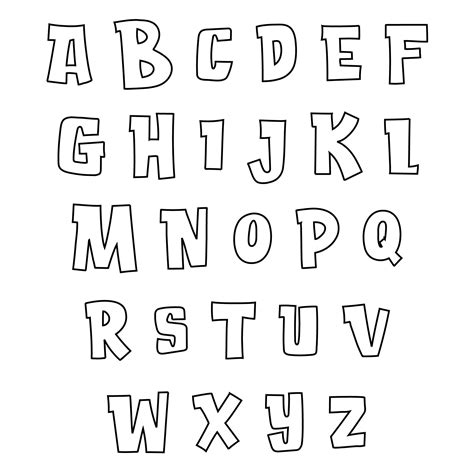 printable alphabet applique patterns