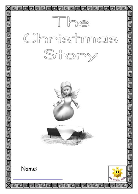 worksheet template  christmas story printable