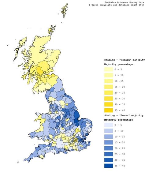 brexit petition map referendum income comparison unitedkingdom