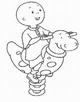 Caillou sketch template