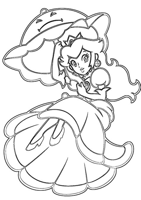 collection coloring pages  princess peach  hd coloring