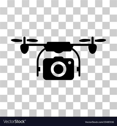 drone black  white vector picture  drone