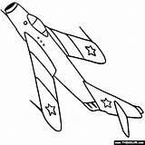 Coloring Pages Drawing Mig Fighter Kids Airplanes Aircraft Jet Print Color Planes Airplane Hornet Zum Plane Getdrawings Jets Malvorlagen War sketch template
