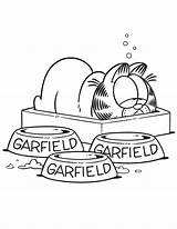 Garfield Printable Ausmalbilder Sleepy Colouring Border Hmcoloringpages Coloringhome sketch template