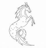 Hippocampe Hipocampo Seahorse Hippocampus Lineart Ancenscp Img04 Colorear sketch template