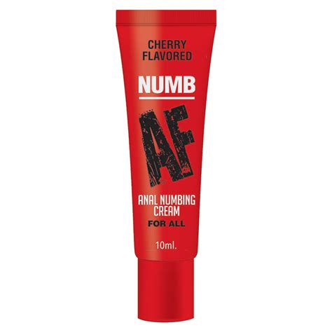 Numb Af Anal Numbing Cream Cherry 10ml Tube –