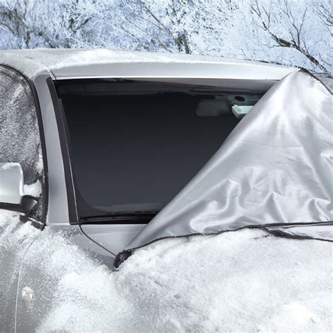 weathershield windshield wrap car snow cover  weather magnetic wrap silver walmartcom