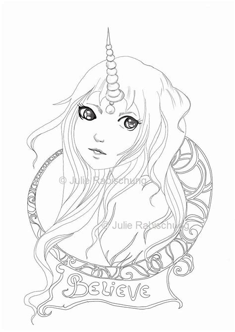 collections coloring page unicorn girl  coloring pages printable