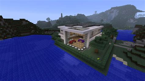 Minecraft Big Modern House Minecraft Project