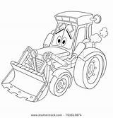 Coloring Pages Dozer Getcolorings Bulldozer sketch template