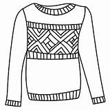 Sweaters sketch template
