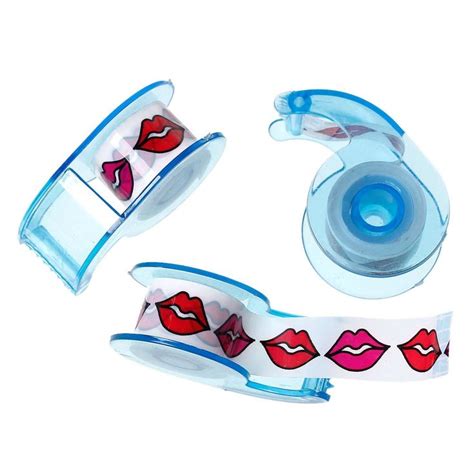 craft tape  yards red  pink lips kiss print mm wide