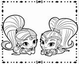 Shimmer Shine Coloring Pages Coloriage Printable Et Dessin Print Colouring Color Info Book Sheets Books Birthday Kids Princess Nazboo Girls sketch template
