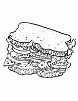 Sandwich Coloring Pages Coloringcafe Printable Ice Cream Pdf Sheet Sheets Kids Food Sandwiches Parts Colouring Template Getdrawings Drawing Gif Apple sketch template