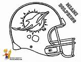 Coloring Pages Football Nfl Helmet Dolphins Miami Print Helmets Printable Colts Dolphin Redskins Washington Player Color Kids Logo Raiders Cliparts sketch template