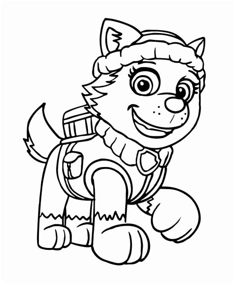 paw patrol skye coloring pages coloring home