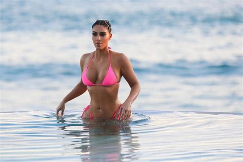kim kardashian sexy pink bikini in cabo san lucas 22 photos the