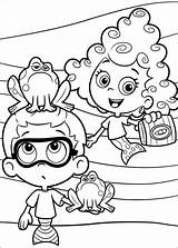Bubble Guppies Coloring Pages Printable Print Size sketch template