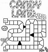 Candyland Coloring Game Pages Board Printable Games Kids Candy Land Clipart Monopoly Colouring Color Drawing Word Search Sheets Printables Interactive sketch template