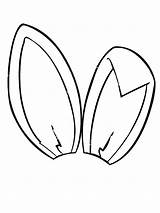 Ears Bunny Coloring Pages Ear Drawing Easter Rabbit Printable Nose Color Mickey Mouse Getdrawings Getcolorings Animal Clipartmag Kids sketch template