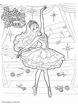 Barbie Coloring Pages Printable Girls Print Activities Pink sketch template